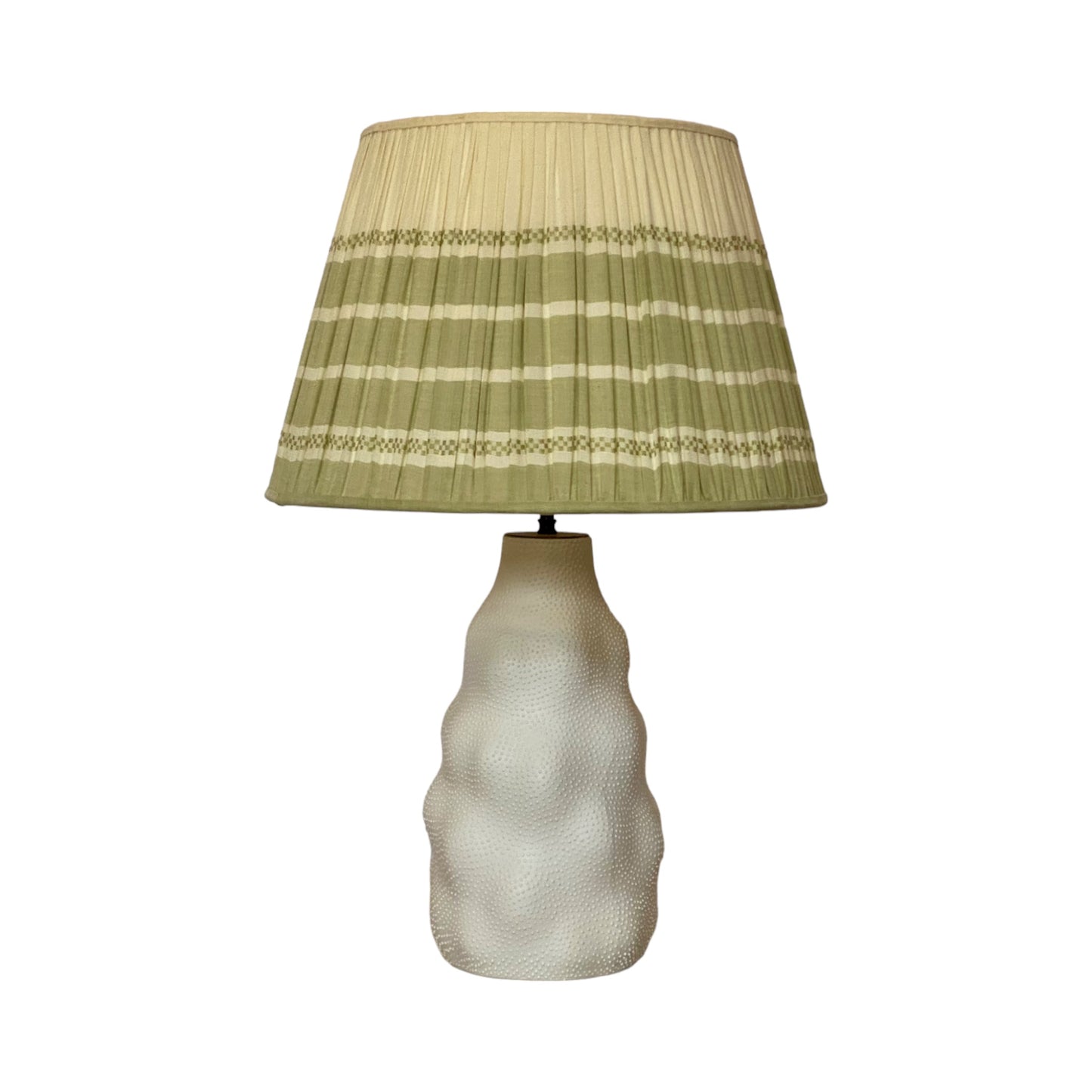 Assam green lampshade in Iki lamp