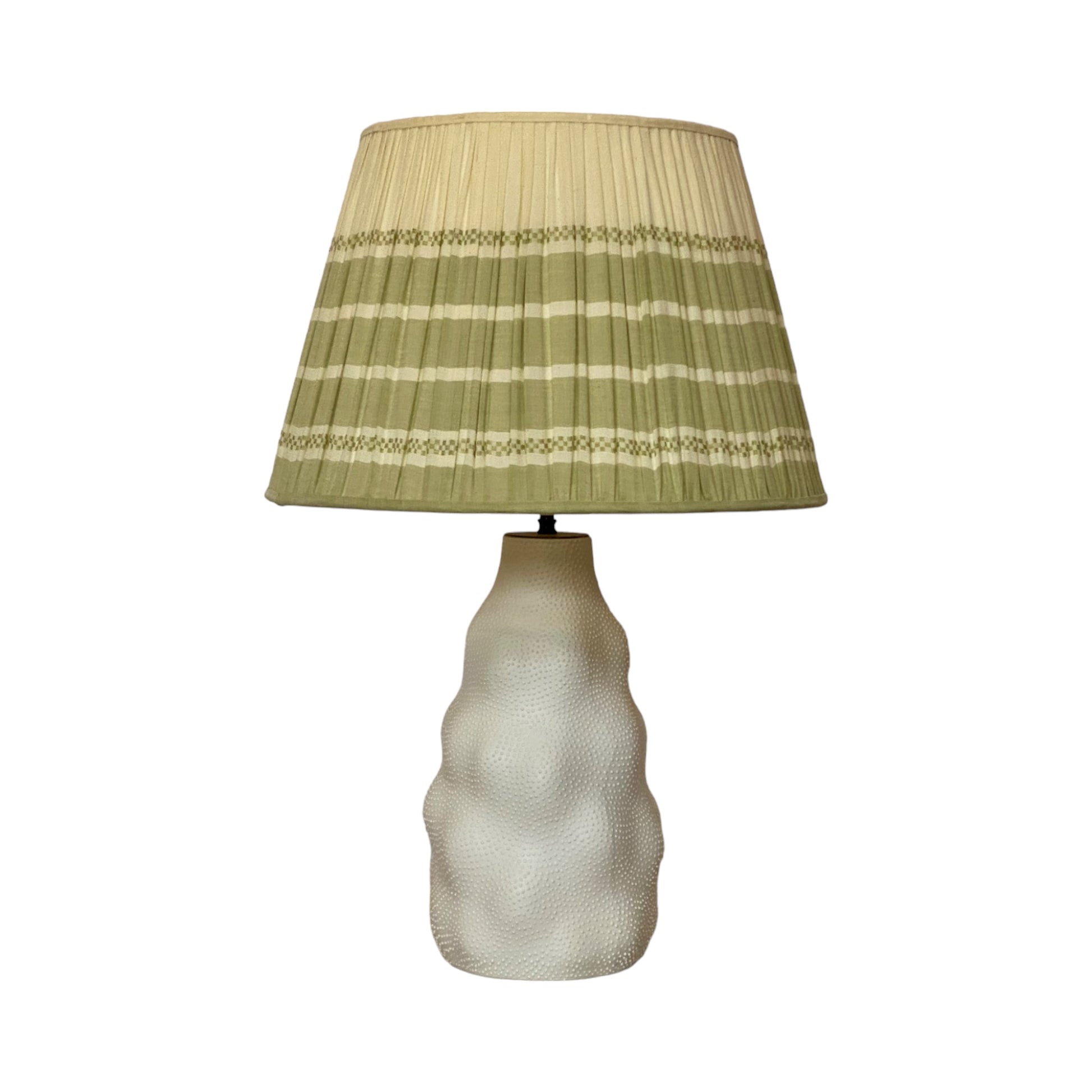 Assam green lampshade in Iki lamp