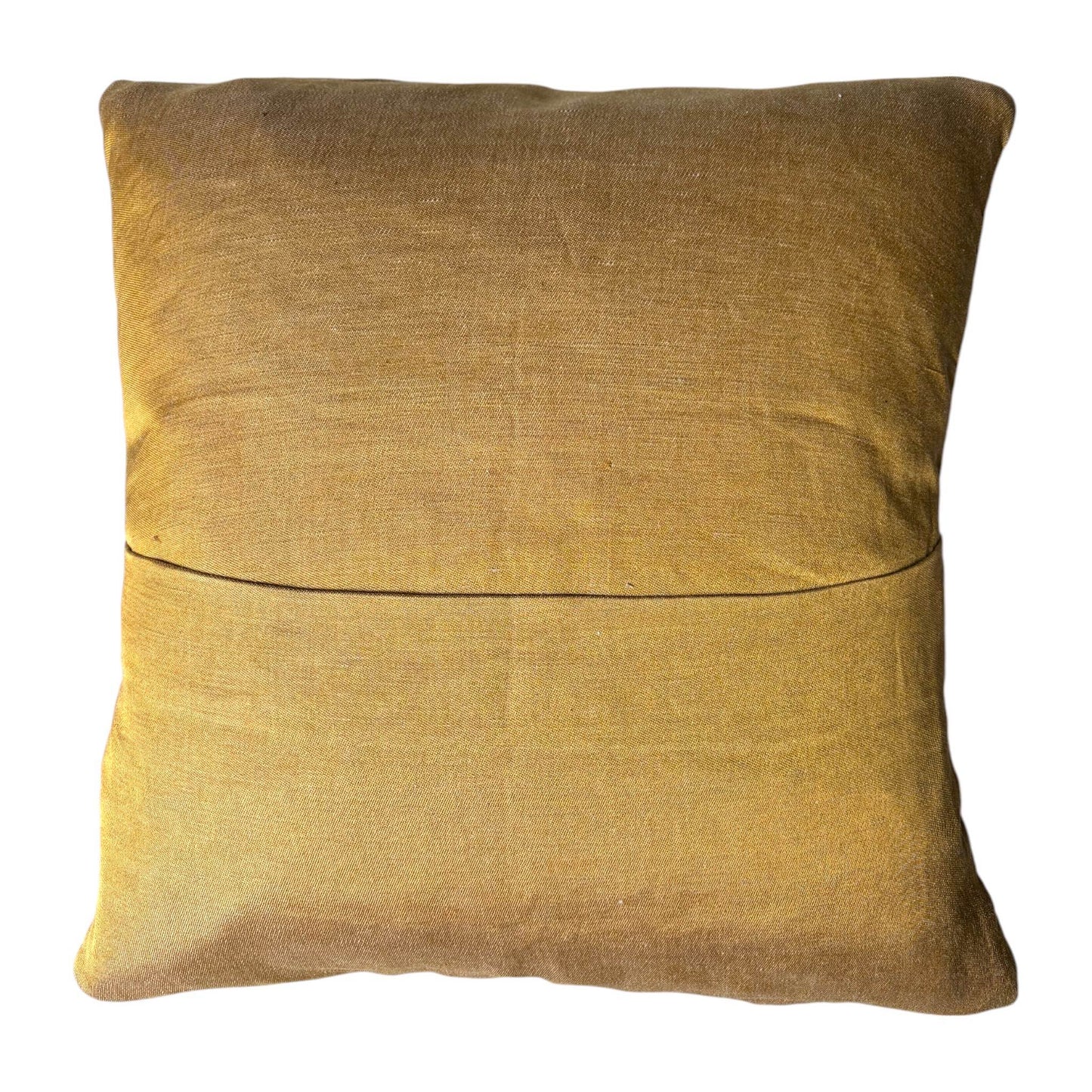 Backing banjara circles and stripes cushion