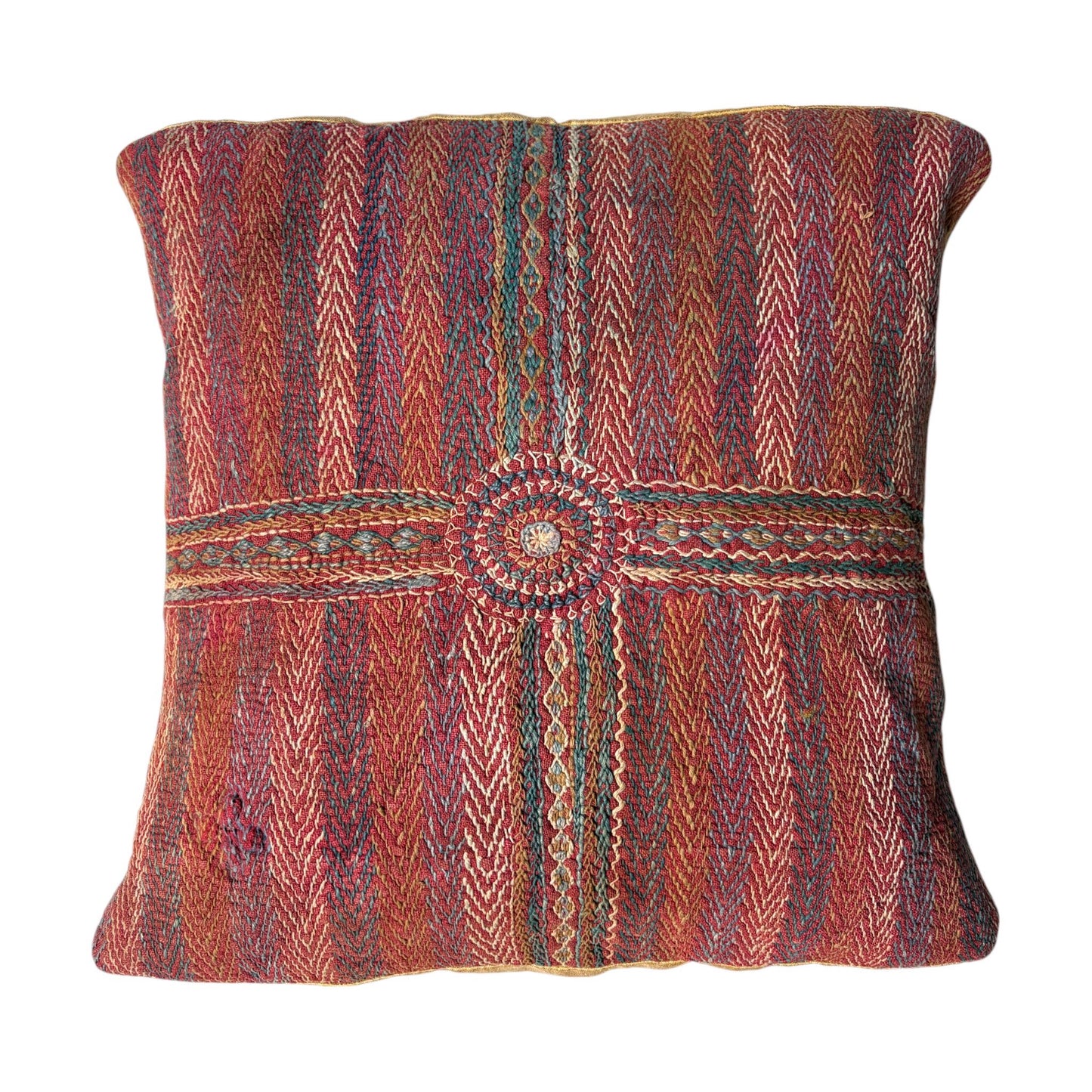 Banjara circles and stripes cushion