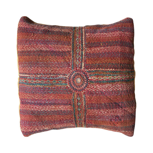 Banjara circles and stripes cushion