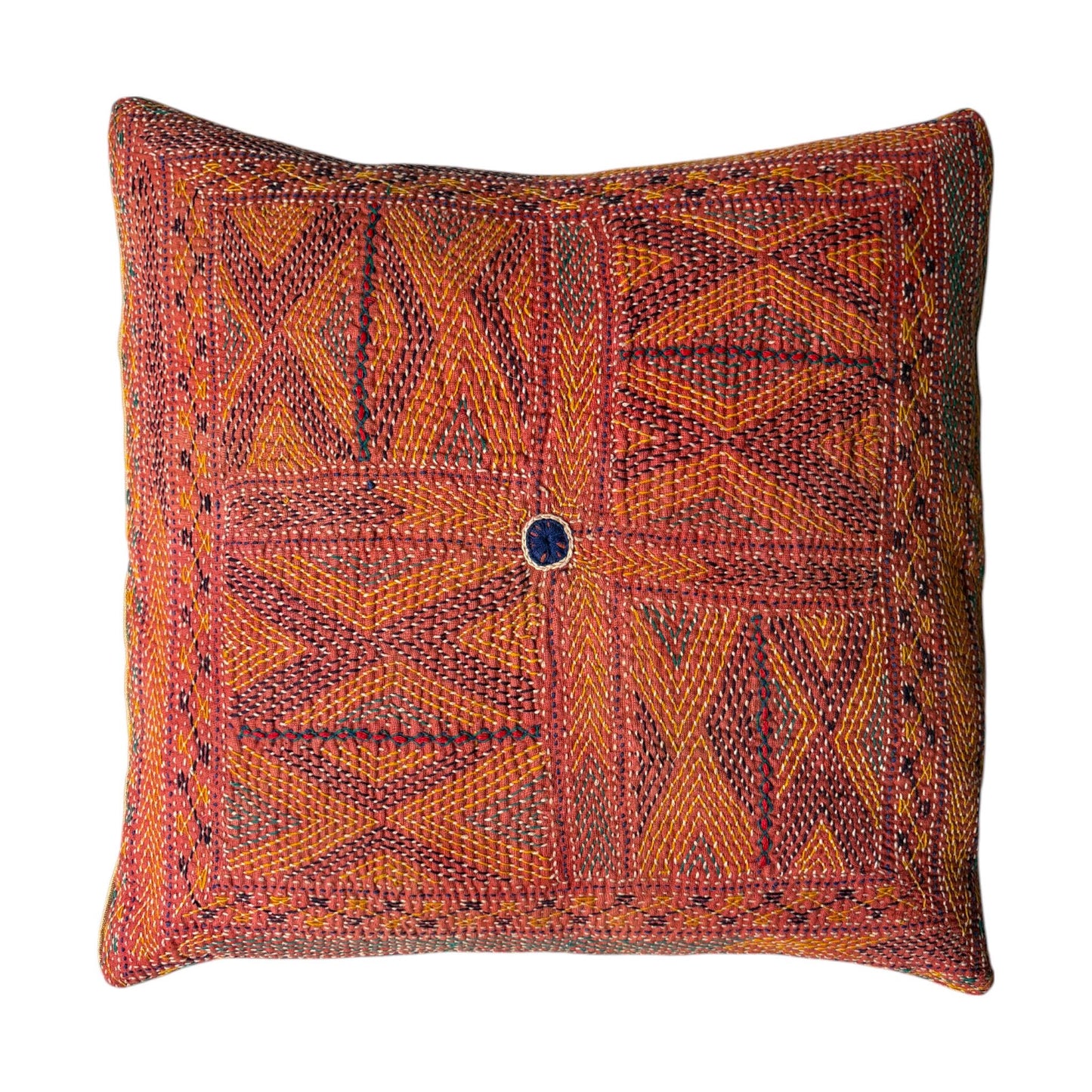 Banjara triangles cushion
