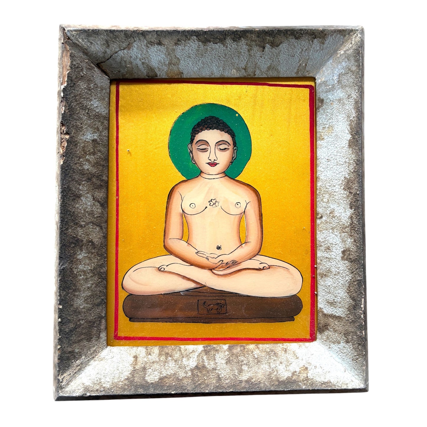 Buddha glass painting