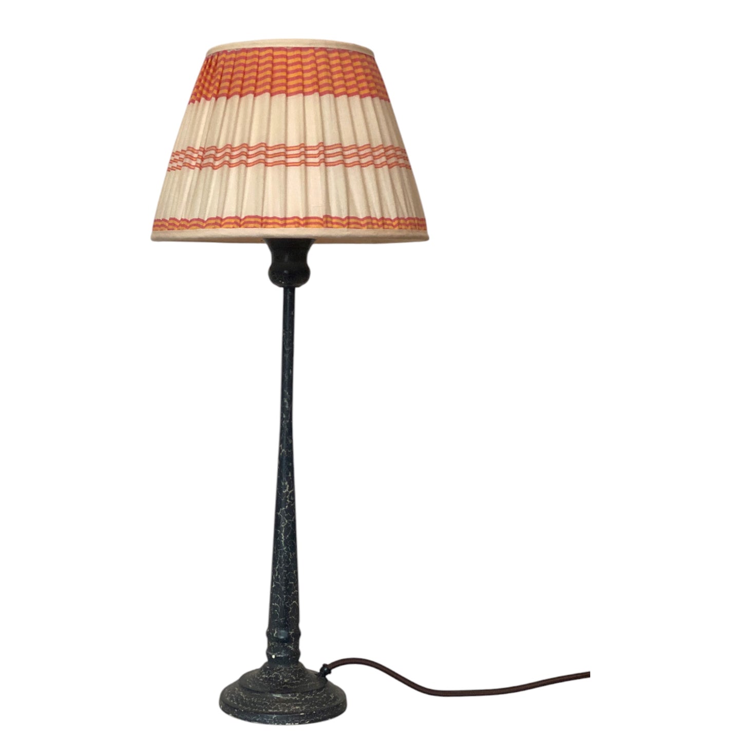 Candy stripe lampshade on Patala lamp