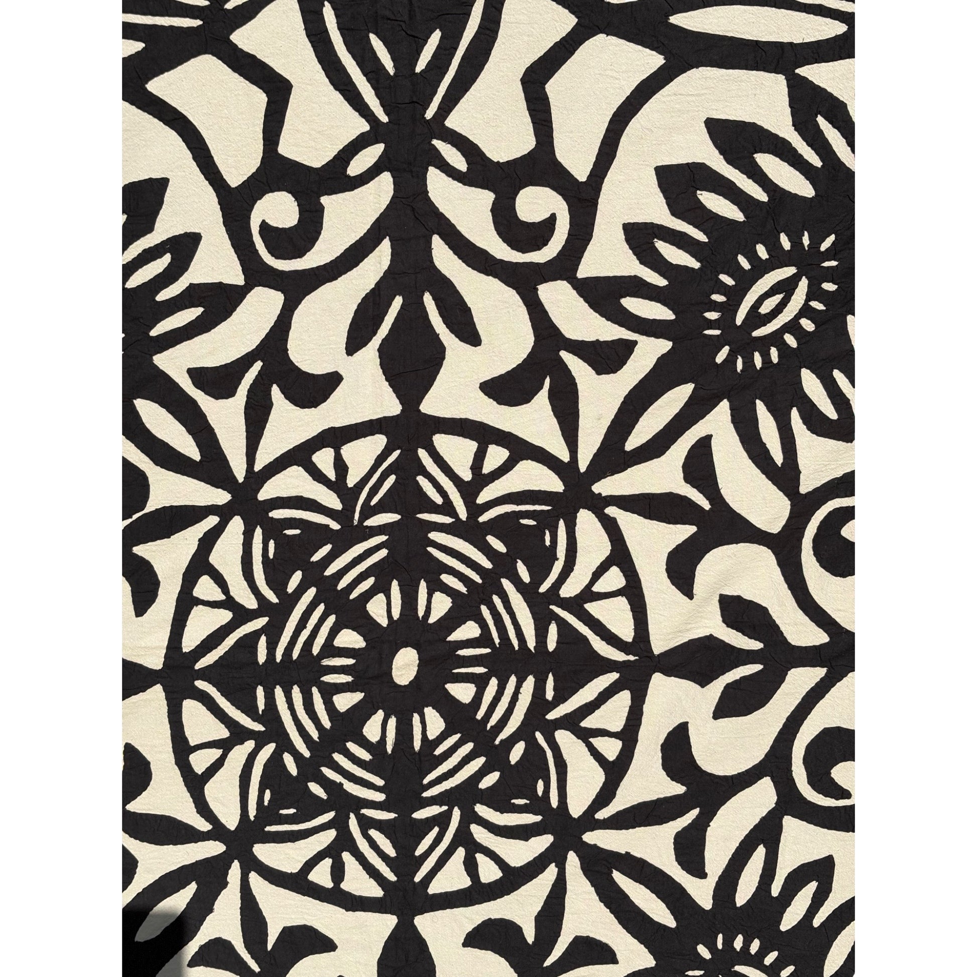 Cutout quilt closeup