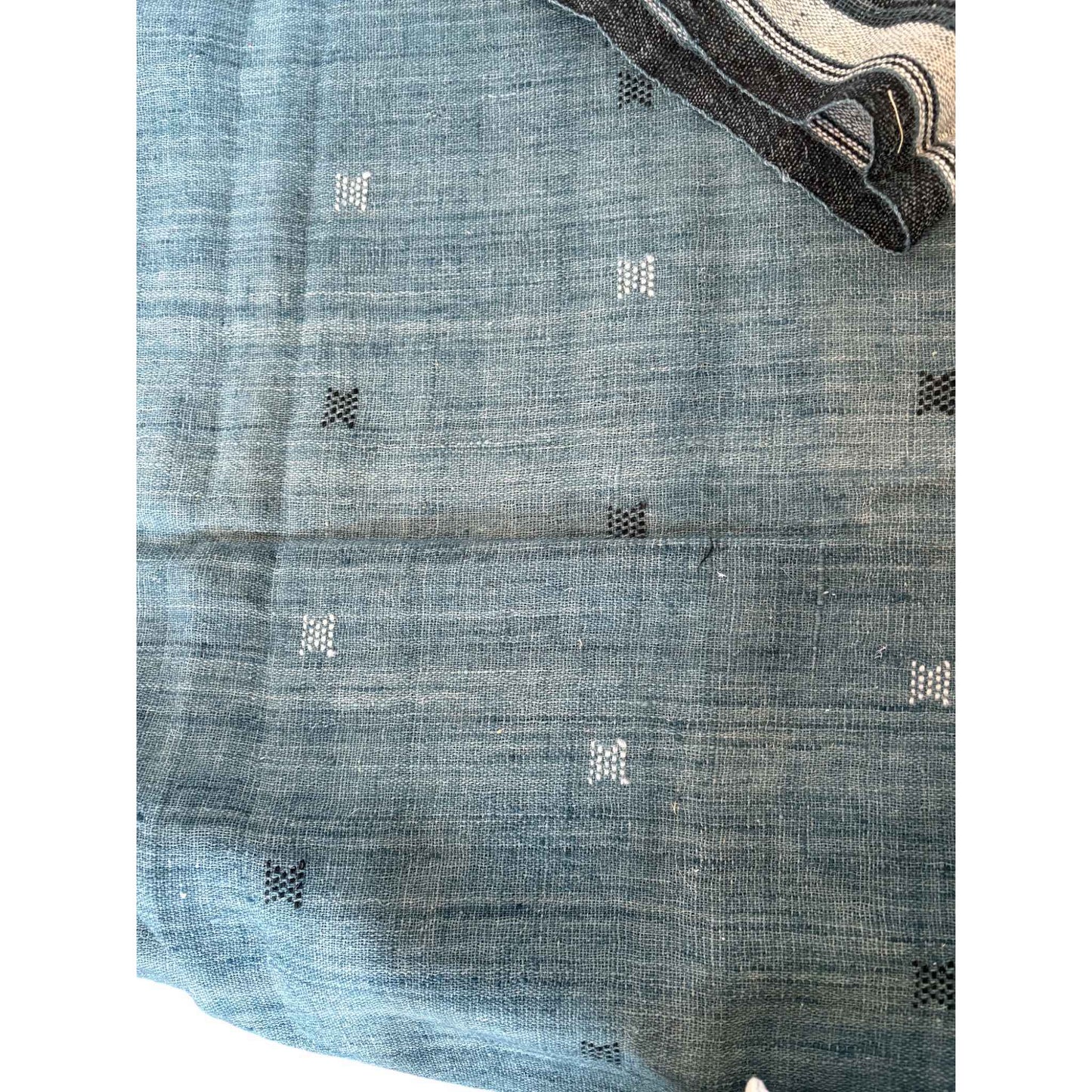 denim blue throw