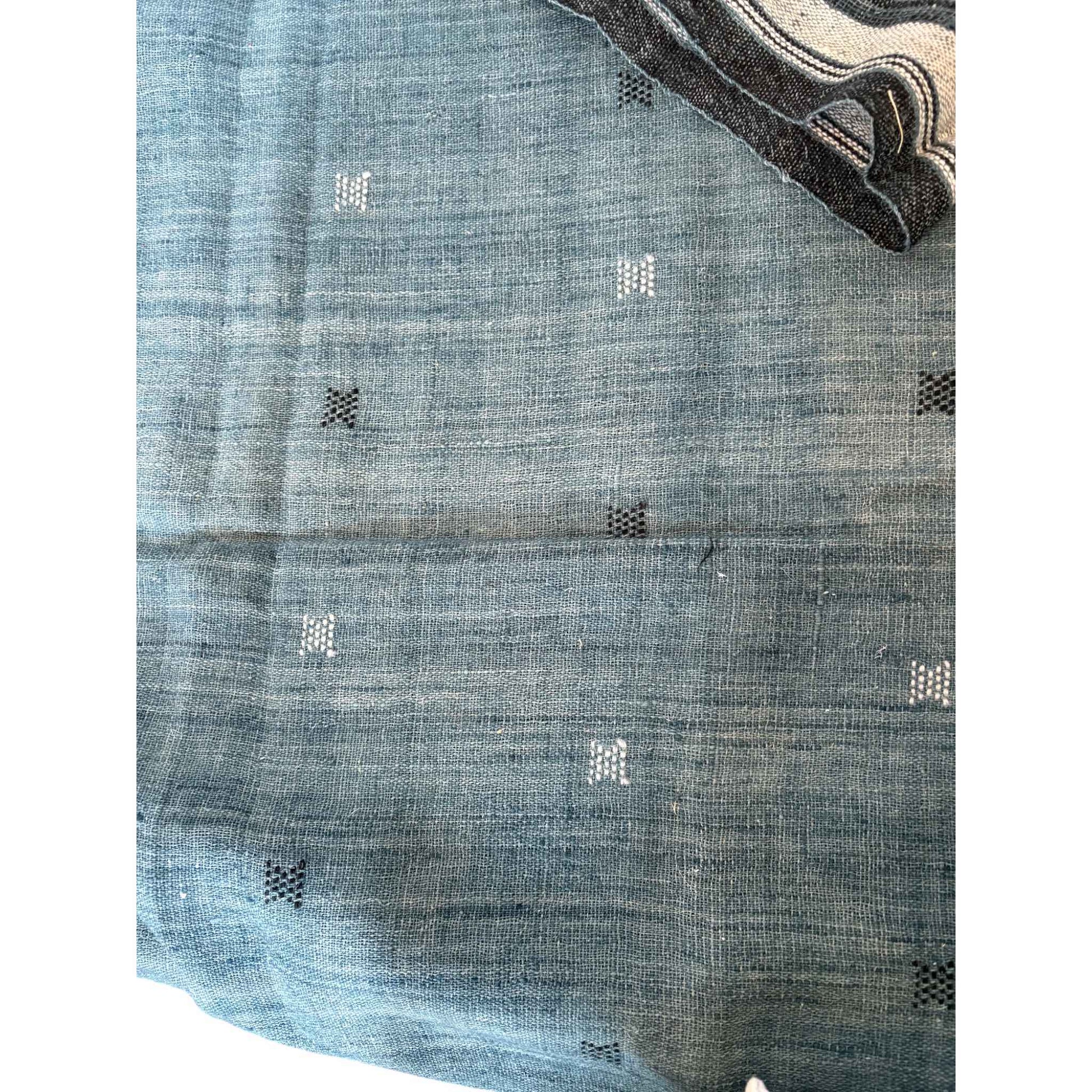 denim blue throw