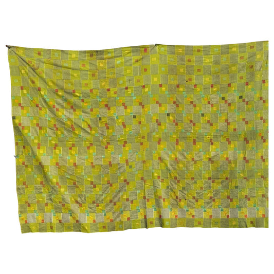 Green kente cloth
