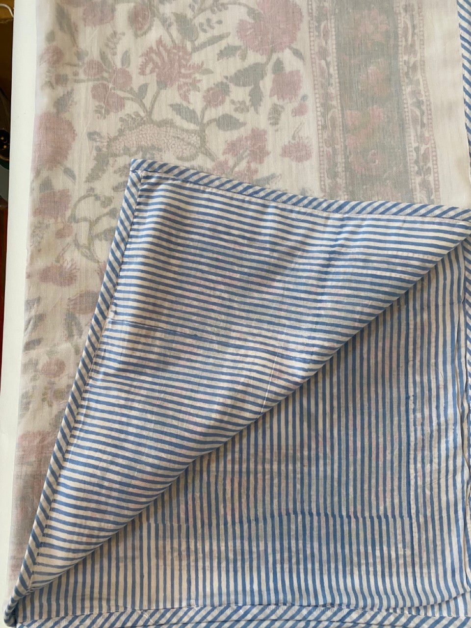 Rosy red Dohar both sides