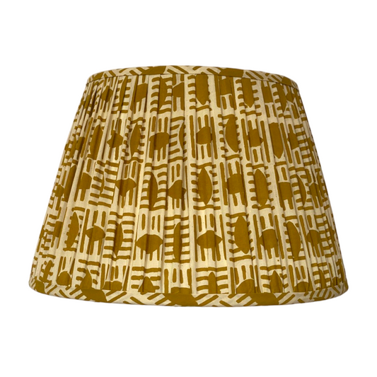 Yellow brick lampshade cotton