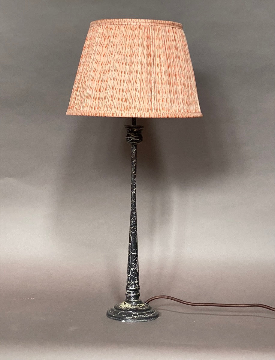 Handmade Orange Tadpole Light Silk Gathered Lampshade