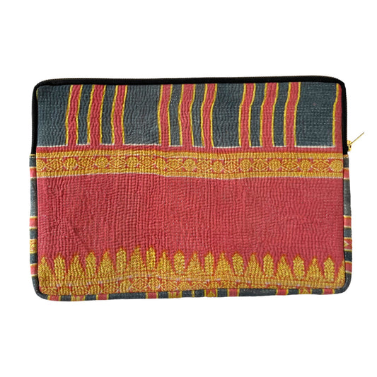 Vintage kantha Lap top cover #17