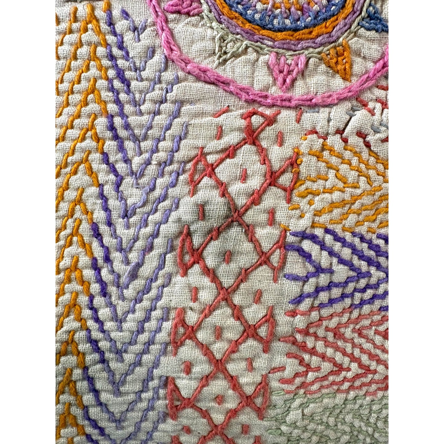 Banjara cushion close up