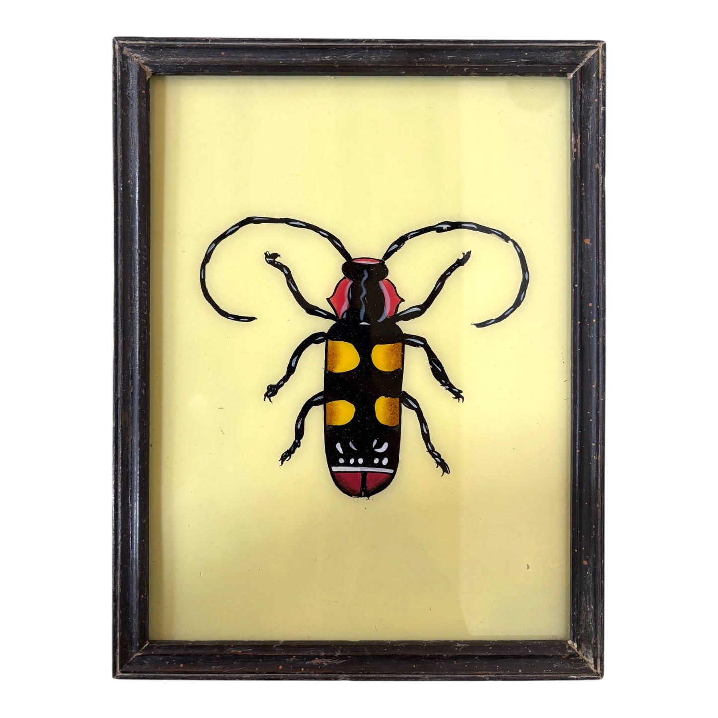 Medium beetle glass painting