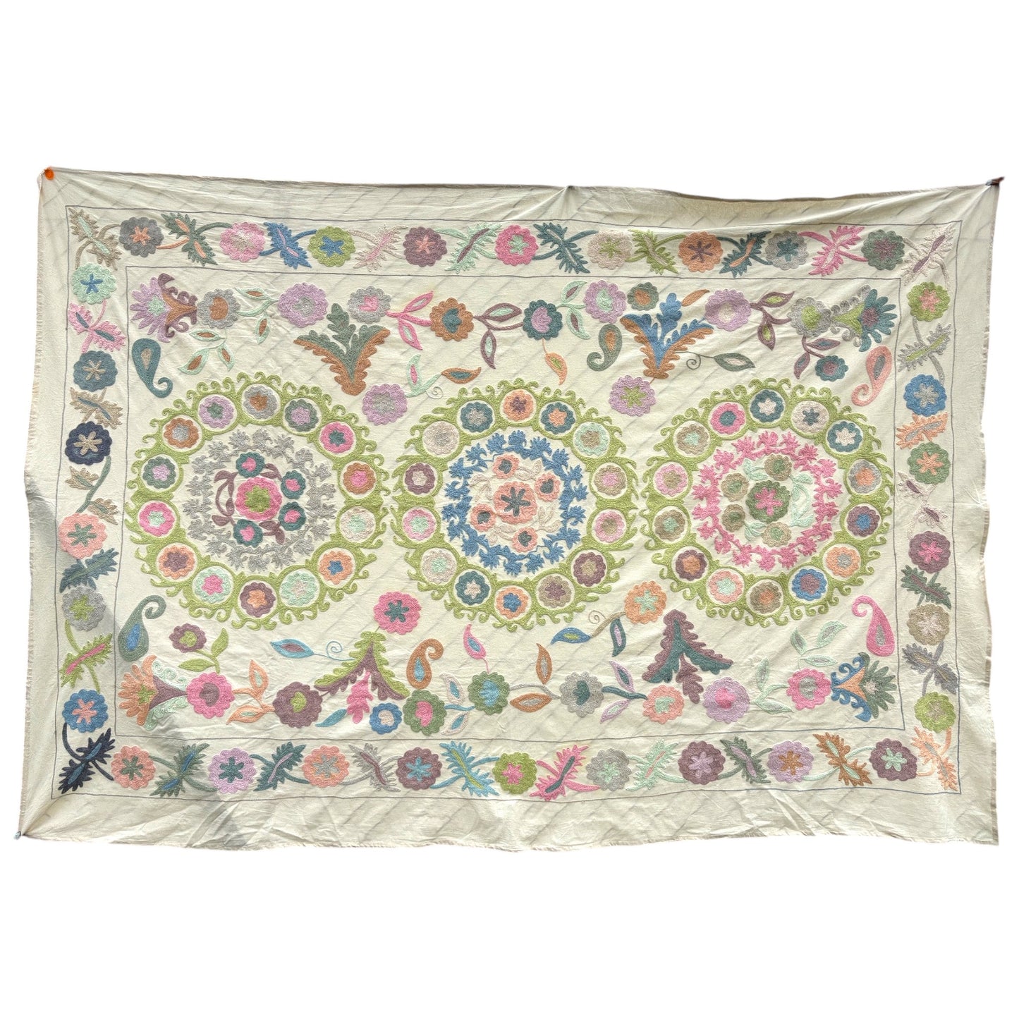 Multicolour cotton suzani