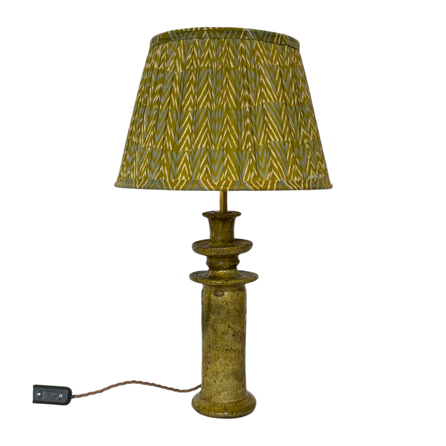 Tamegroute table lamp ochre