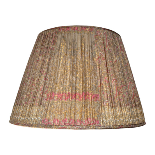 45cm pink and oatmeal with pallu