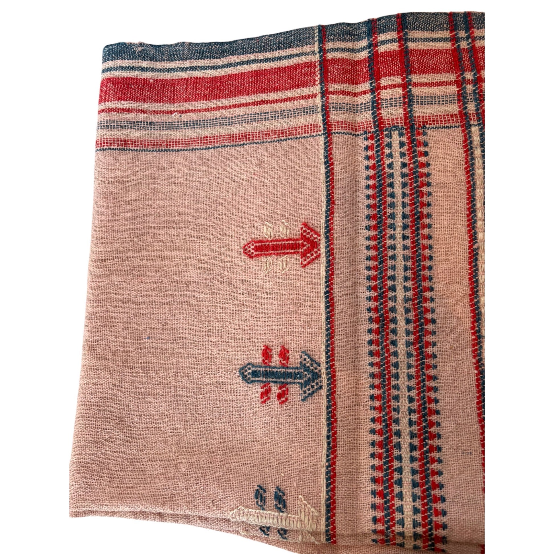 Pink woollen shawl