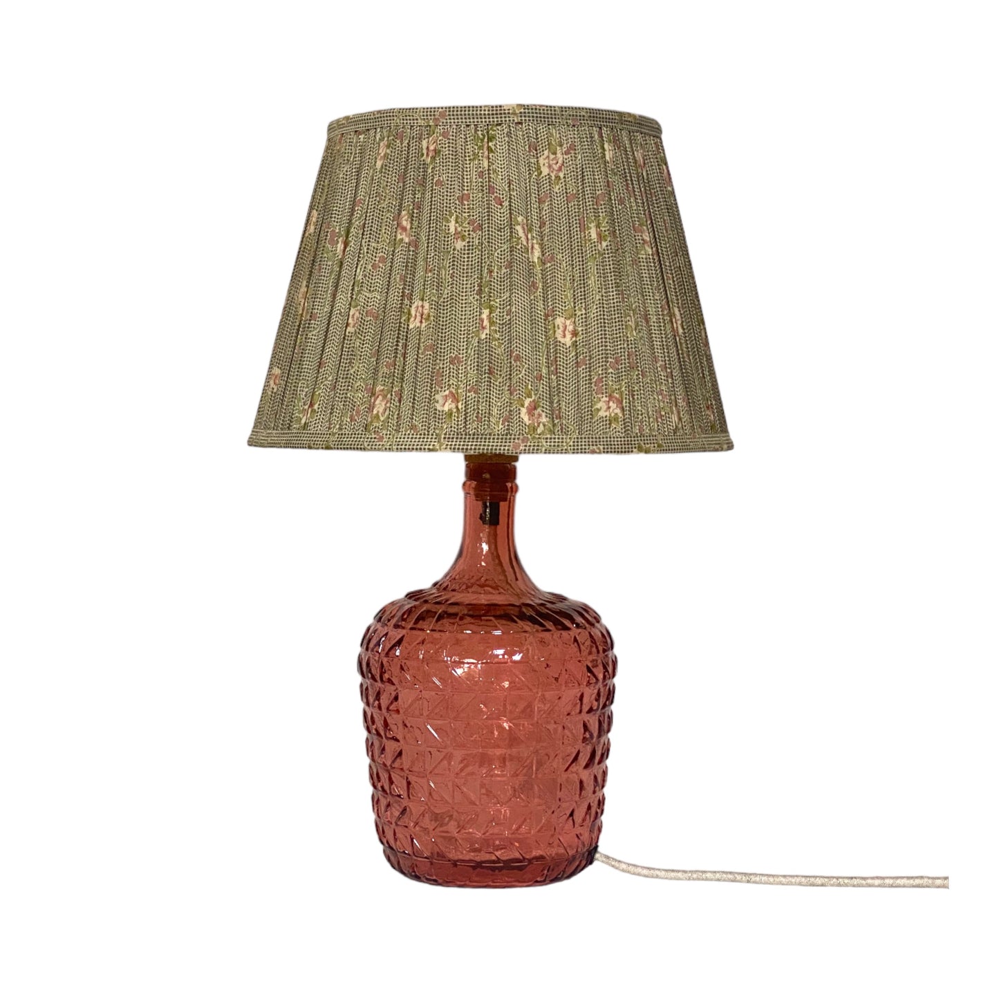 Prisha Recycled Glass Bottle Lamp Base