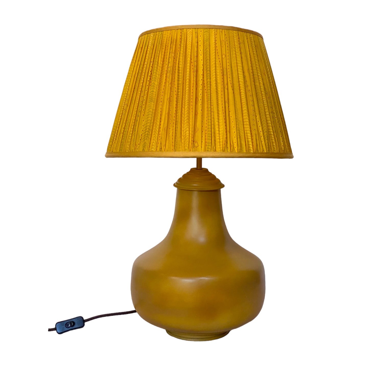 Priyanka large yellow lamp base