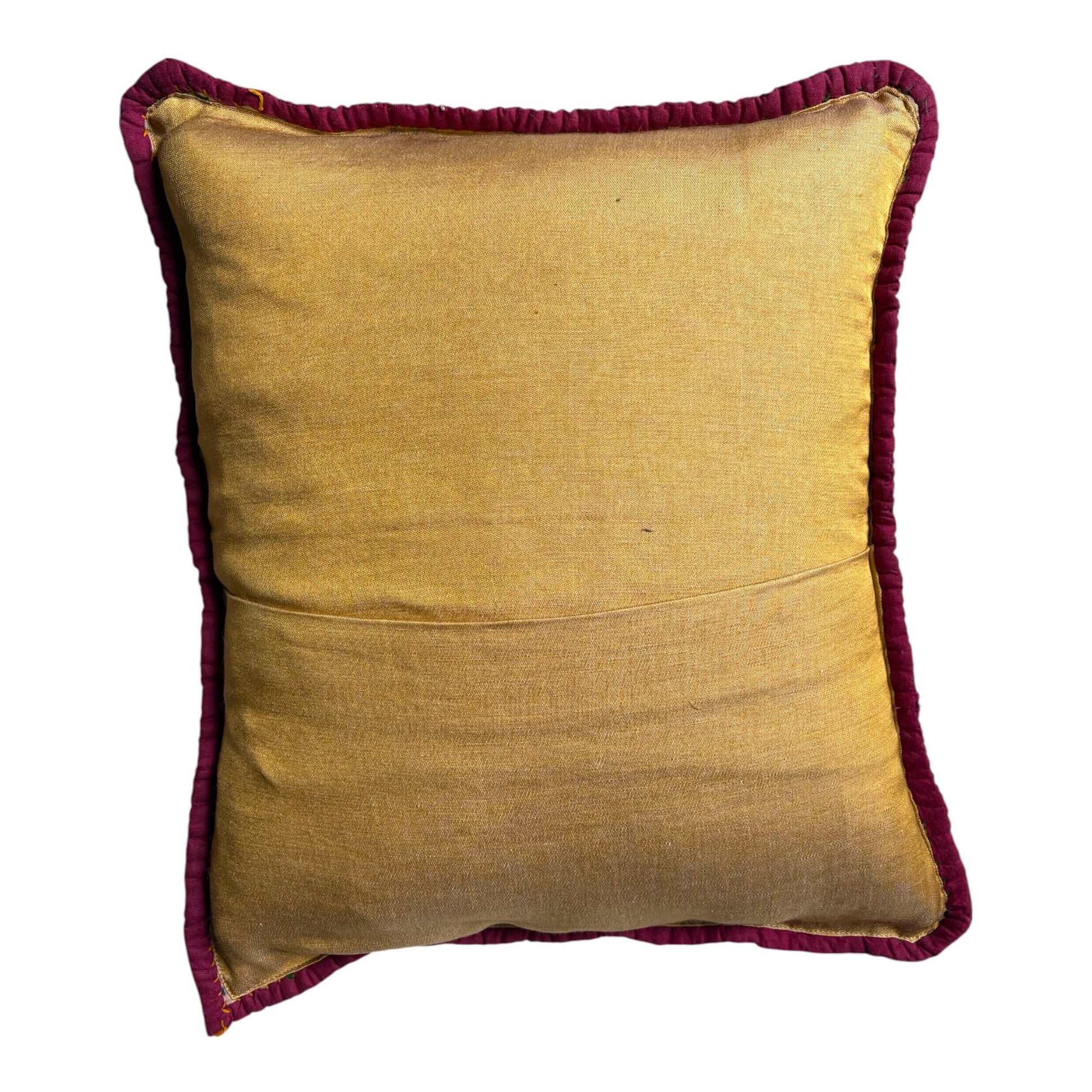 Rainbow banjara cushion back