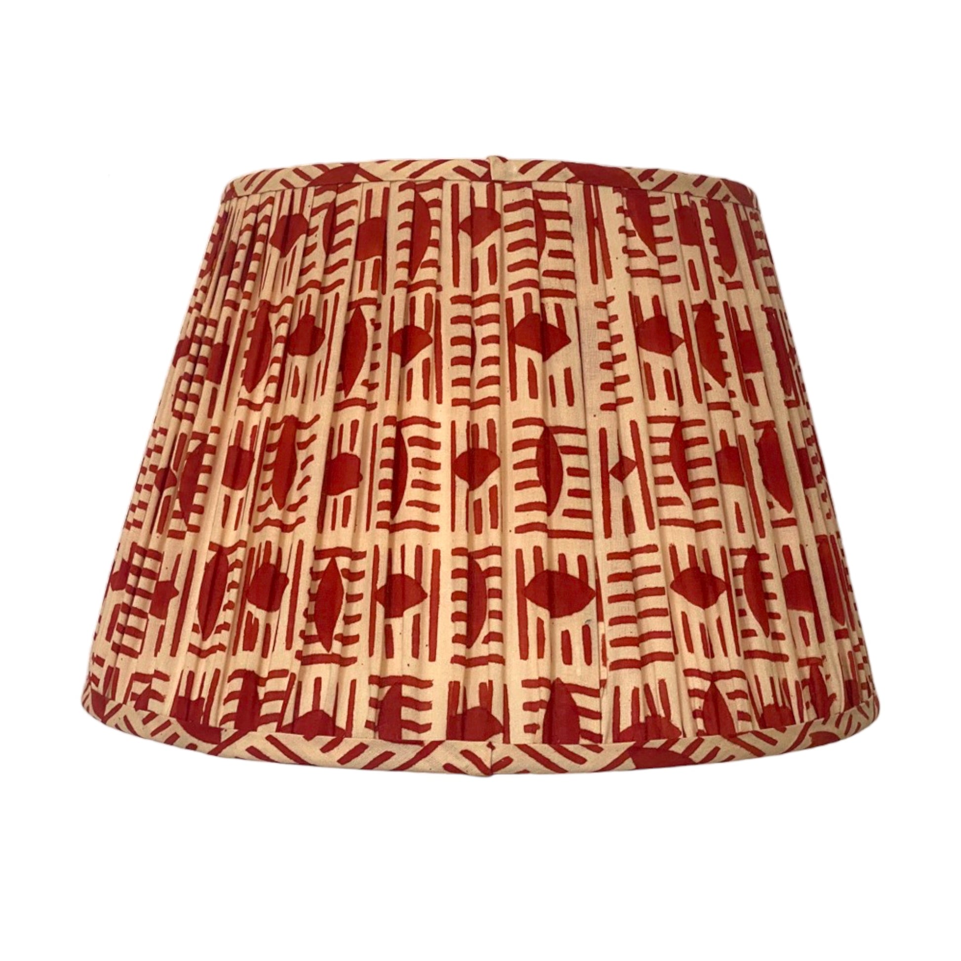 Red brick cotton lampshade
