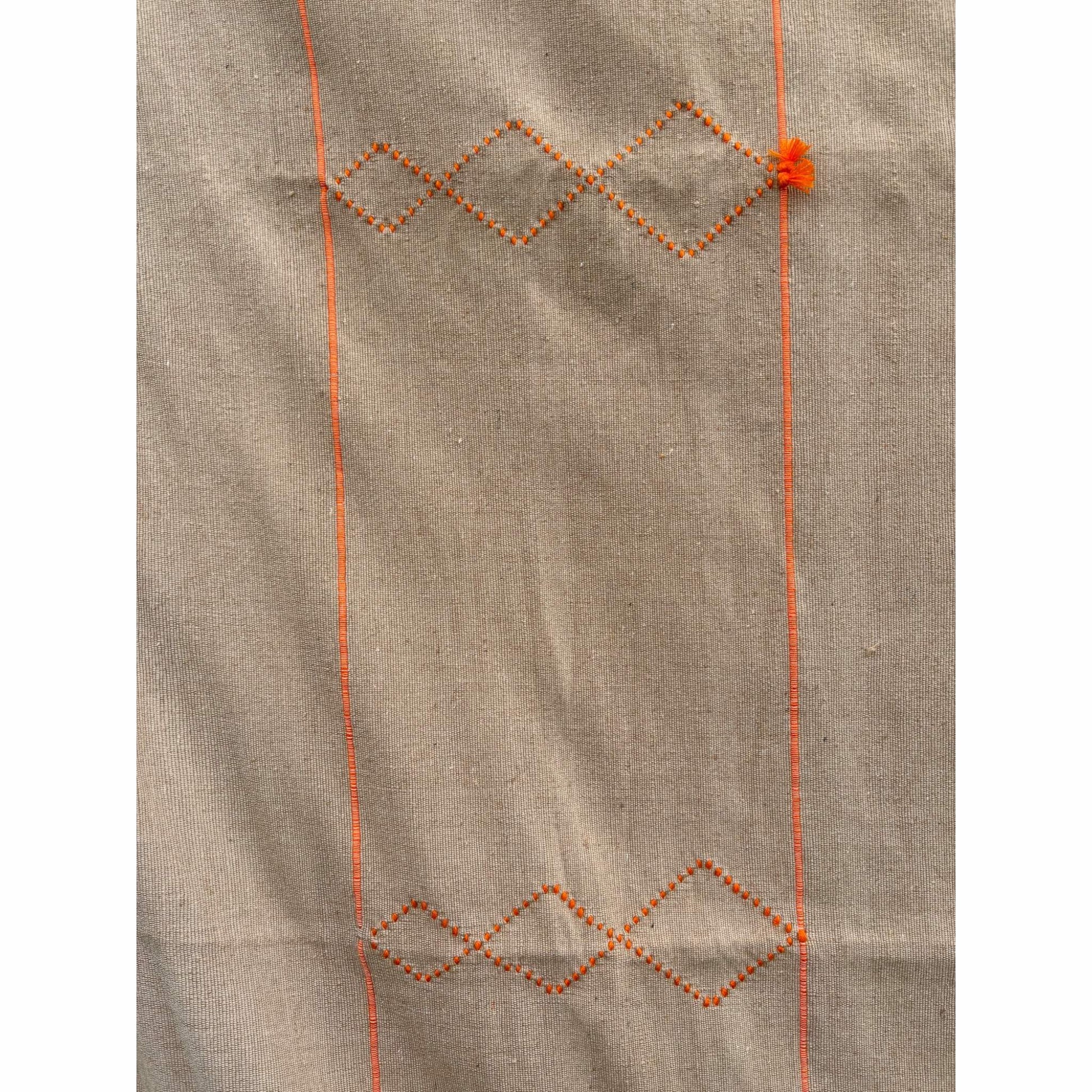 Moroccan bedspread close up