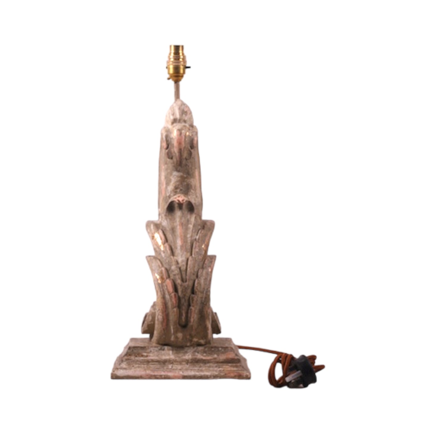 Scroll table lamp