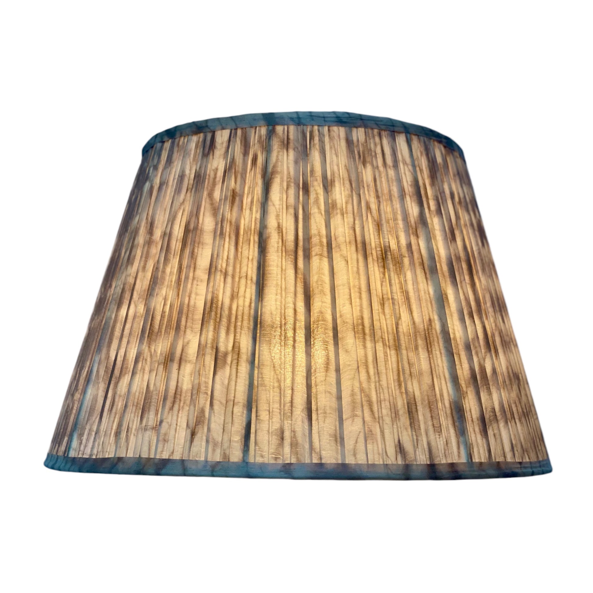Shibori Ashvem silk lampshade