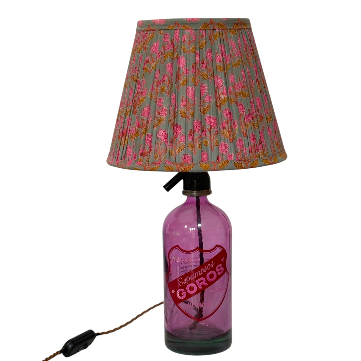 Spanish Soda Siphon 'Goros' Table Lamp