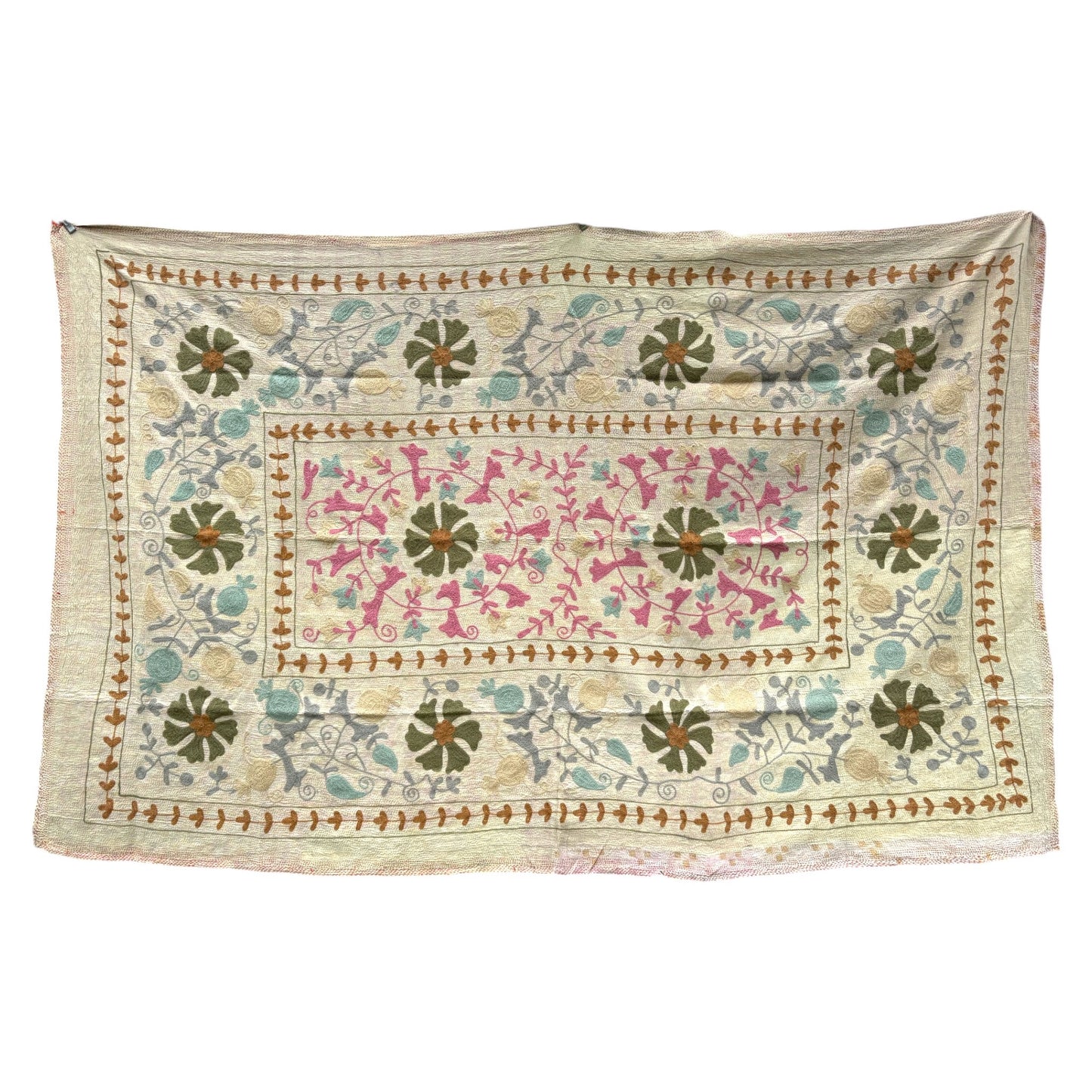 Suzani kantha quilt