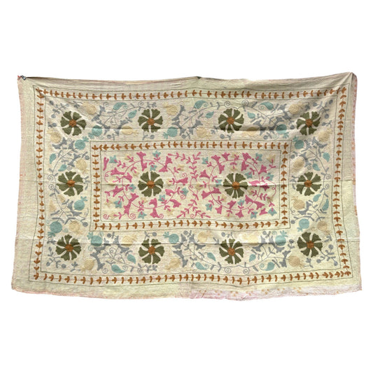 Suzani kantha quilt