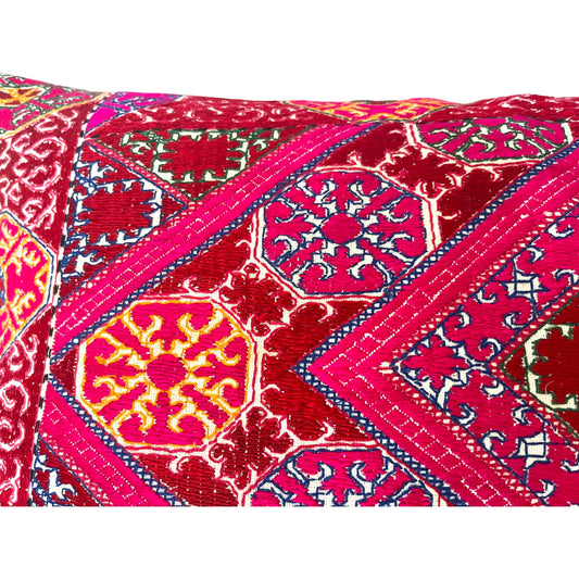 Swat valley wedding cushion close up