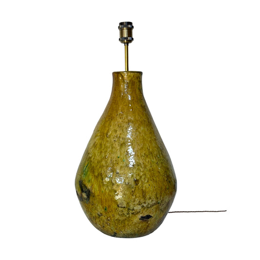 Large Ochre Tamegroute Table Lamp
