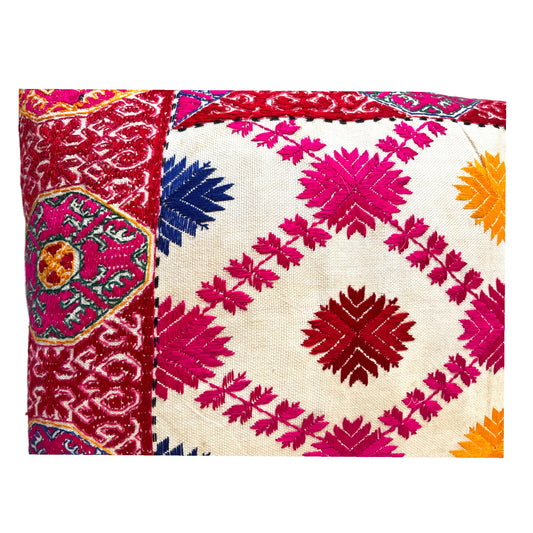 Wedding cushion close up