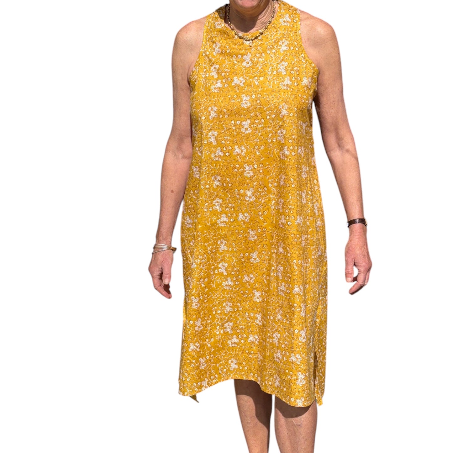 Yellow and Ochre Cotton Nightie
