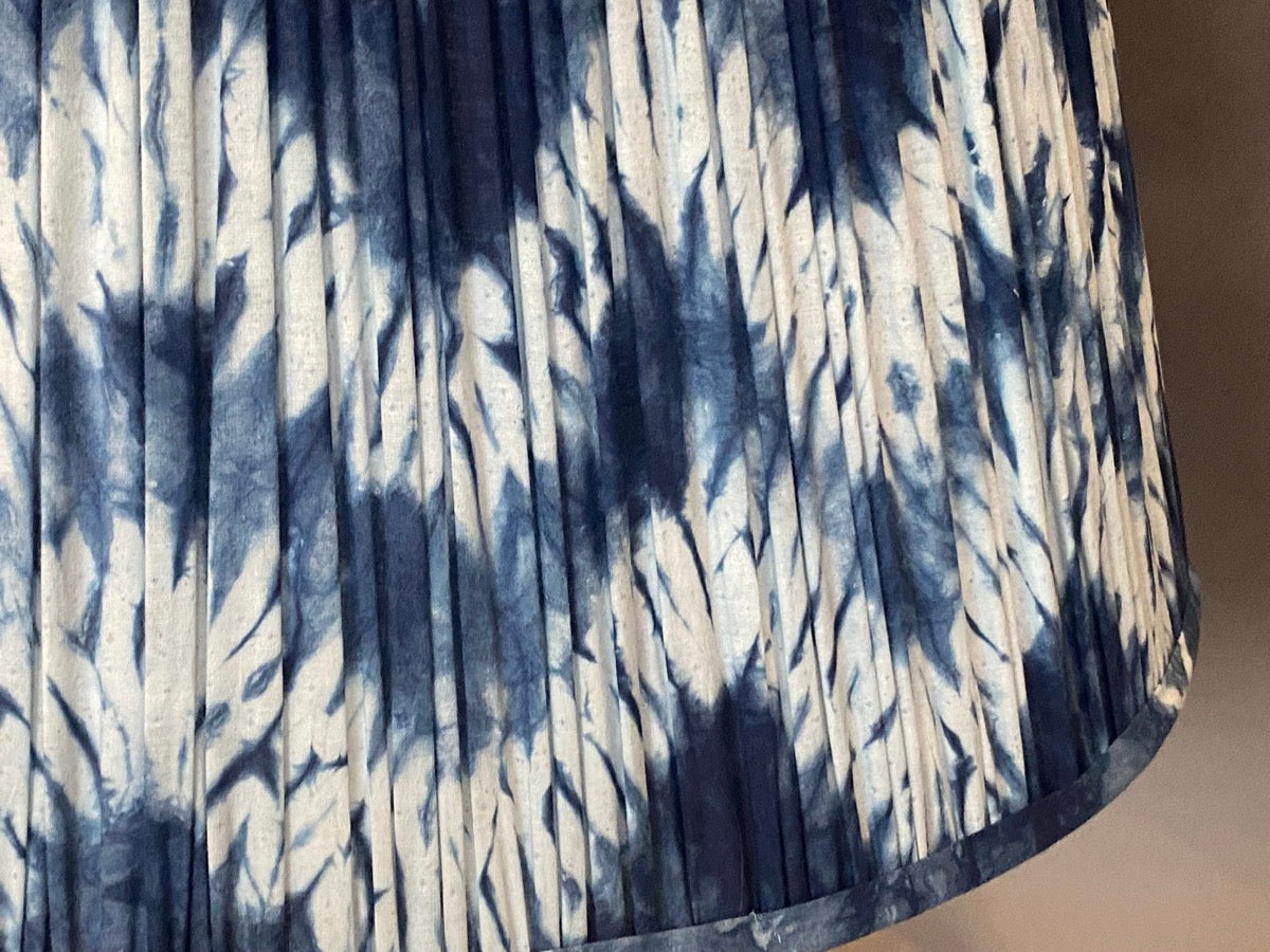 Cotton lampshade close up