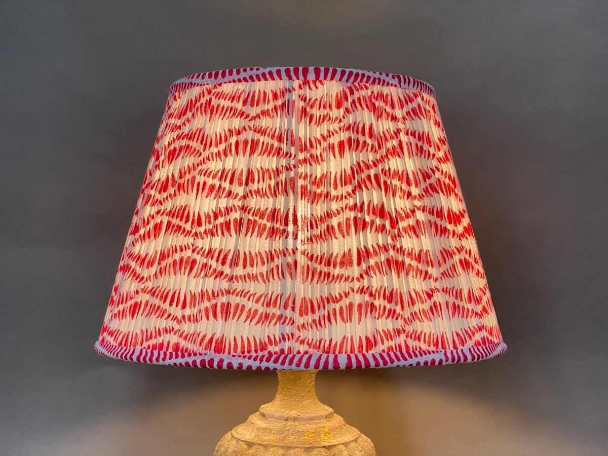Cherry bangla lampshade lit