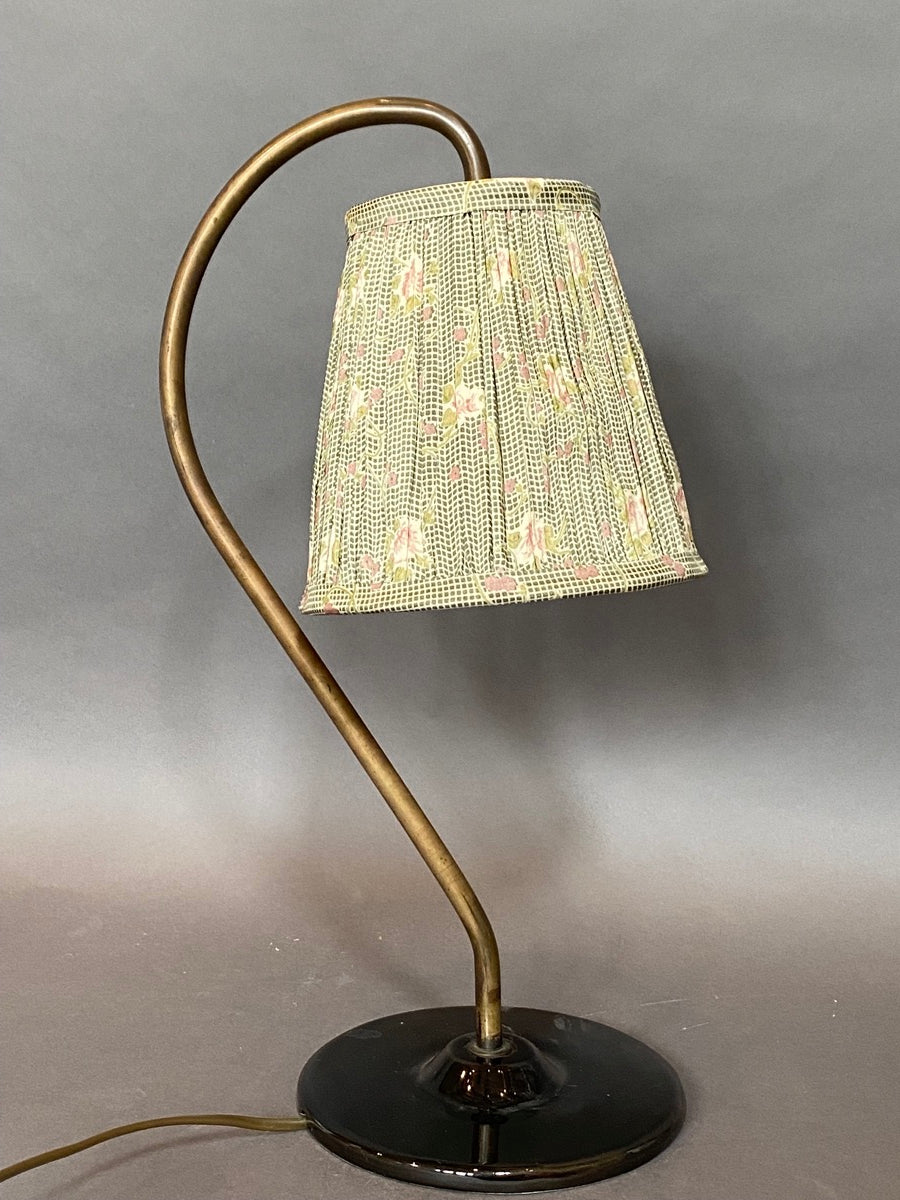 Green trellis silk pendant lampshade