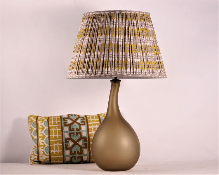 Aakriti Glass Lamp Base Brown