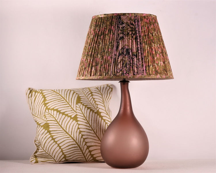 Aakriti Glass Lamp Base Bronze