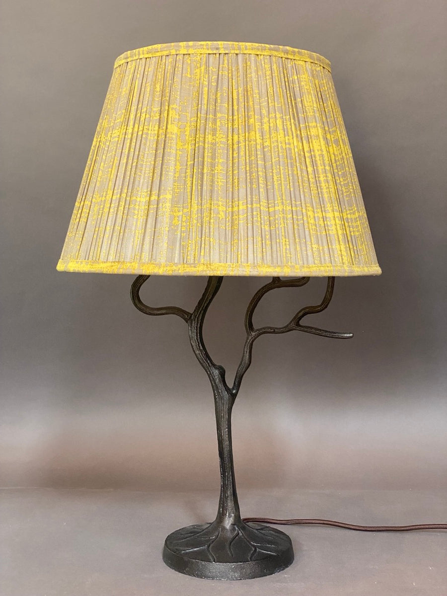 Yellow Splatter Cotton Lampshade