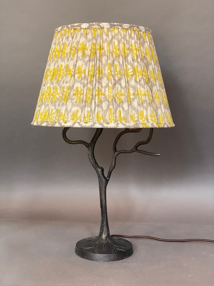 Yellow Yoyo Cotton Lampshade