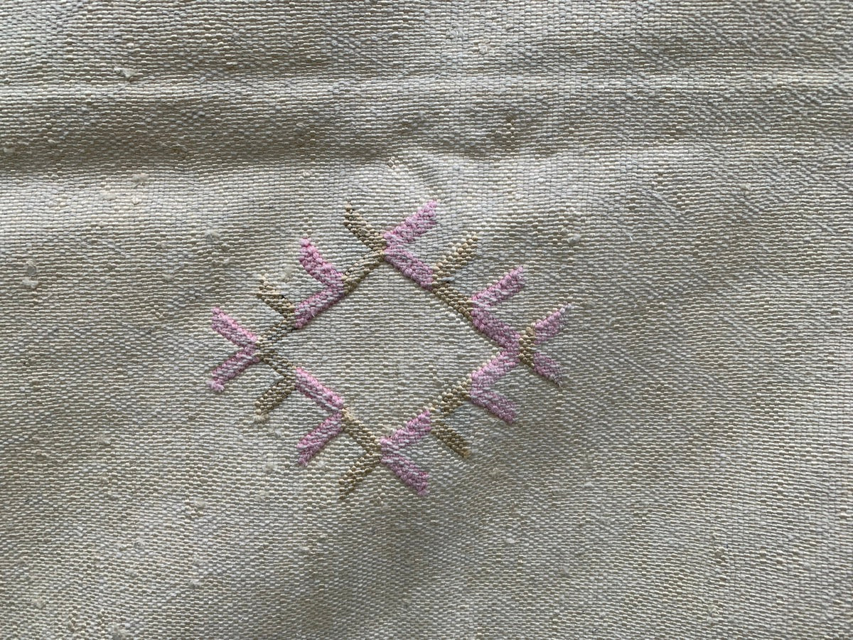 Cactus silk kilim rug