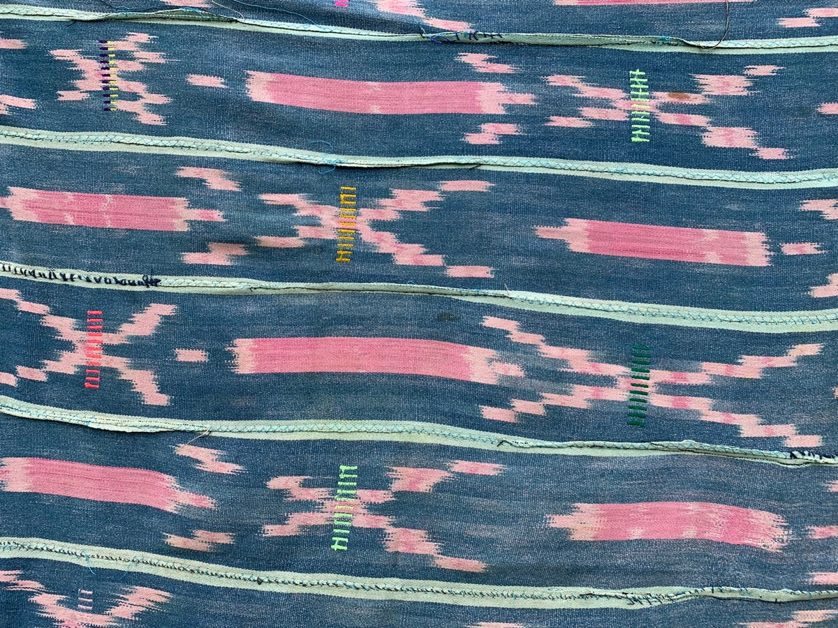 Blue & Pink Baule Cloth | 110cm x 140cm