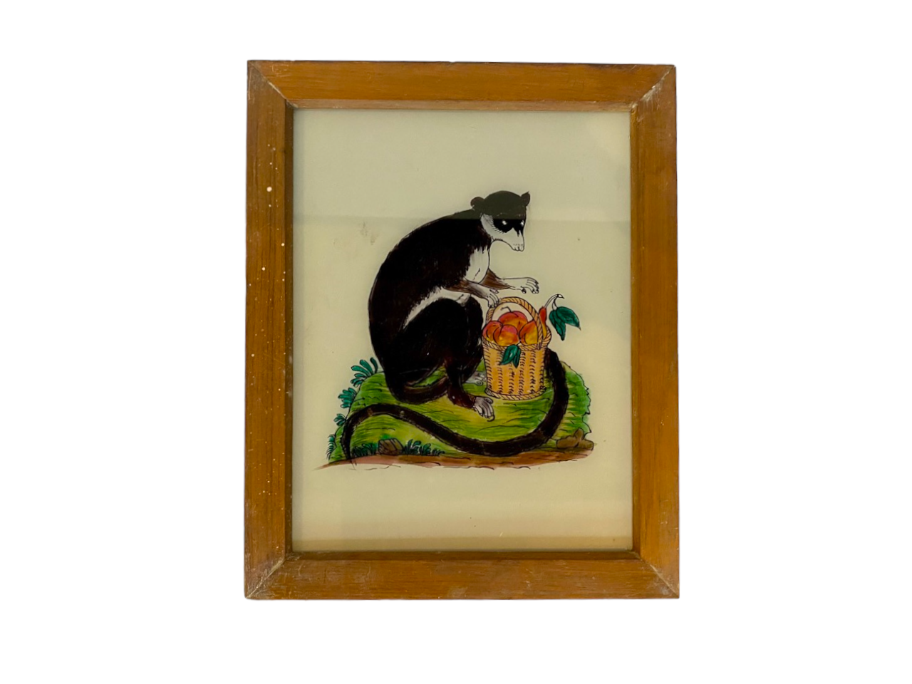 Medium mongoose glass painting