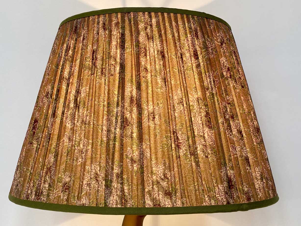 Tea and Roses Silk Lampshade