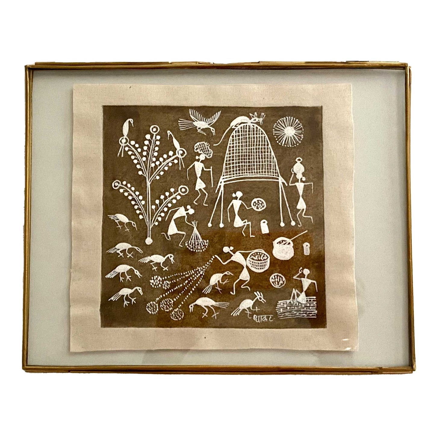 Warli painting cutout