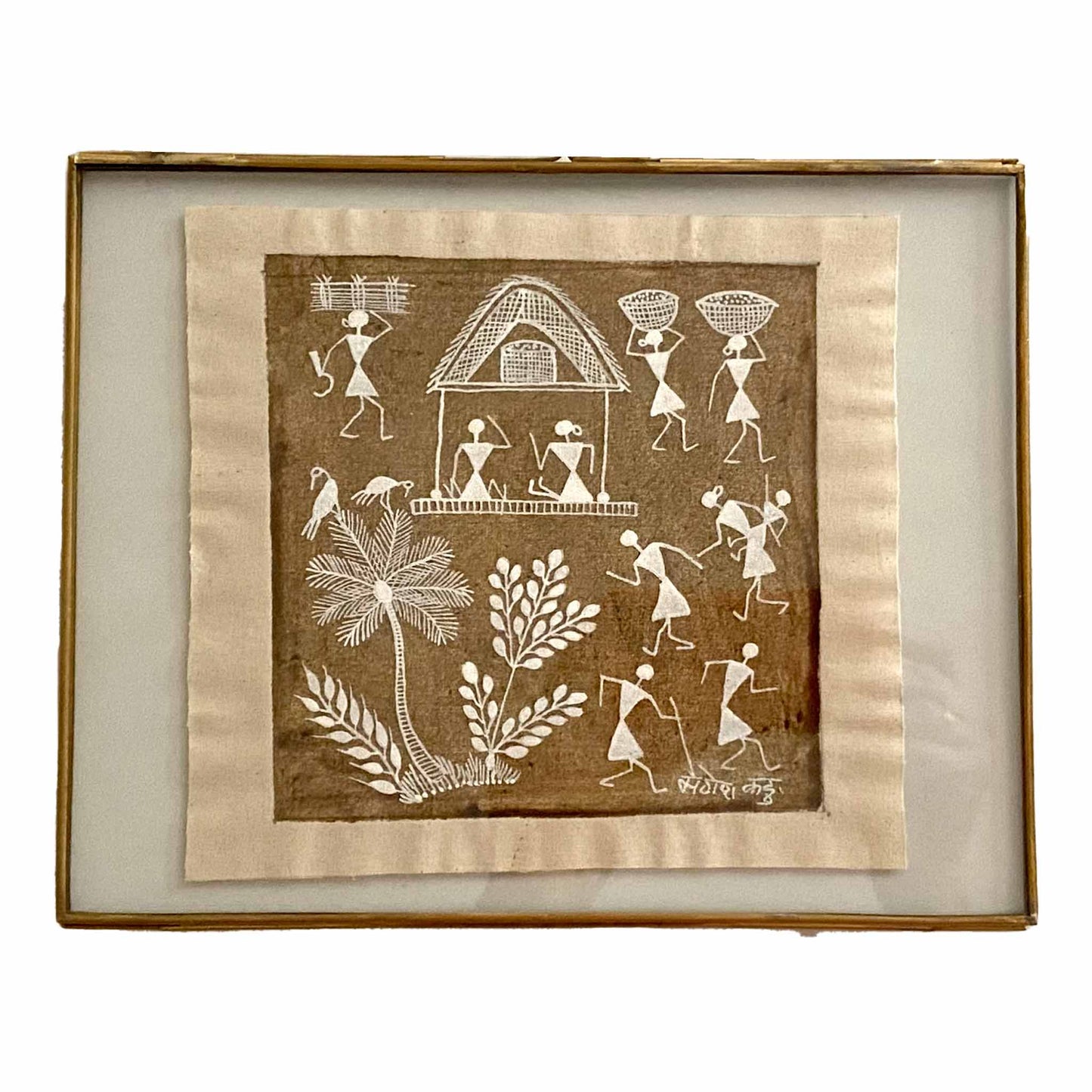 Warli painting cutout