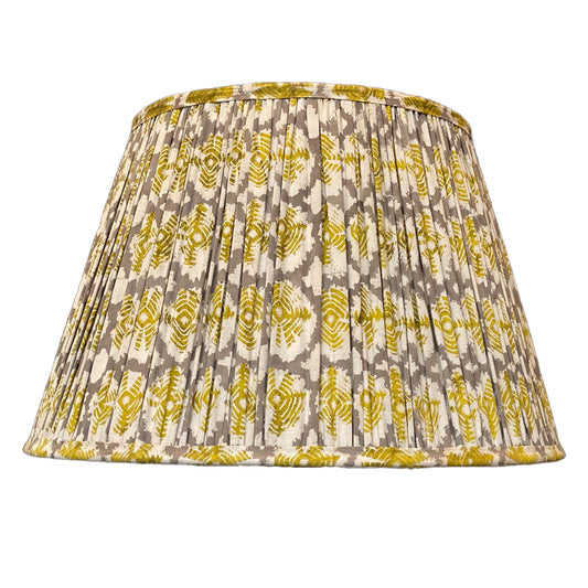 Yellow Yoyo Cotton Lampshade